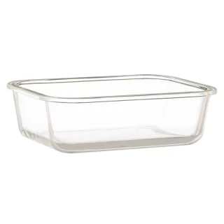 B&M Rectangular Glass Food Container With Bamboo Lid 5 B&M Rectangular Glass Food Container With Bamboo Lid - Image 3