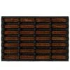 B&M Rubber Coir & Wire Scraper Doormat 40 X 60cm -Coathr Shop 379127 rubber coir and wire scraper mat