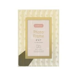 B&M Harmony Glass Photo Frame 5 X 7" - Gold -Coathr Shop 380068 harmony glass photo frame 5x7 1
