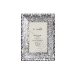 B&M Spotty Photo Frame 4 X 6" - Black & White -Coathr Shop 380078 botanist black and white spotty frame 4x6 1