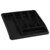Addis Cutlery Drawer Organiser - Black -Coathr Shop 380147 addis eco drawer organiser black