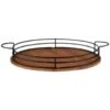 B&M Black Wire & Wood Serving Tray 2 B&M Black Wire & Wood Serving Tray -Coathr Shop 380186 black wire and wood serving tray 2