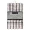 B&M Grey Check Tea Towels 3pk -Coathr Shop 380305 3pk check tea towels grey