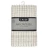 B&M Check Tea Towels - Sage 3pk -Coathr Shop 380309 3pk check tea towels sage