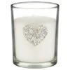 Karina Bailey Heart Diamond Candle -Coathr Shop 380405 heart diamond