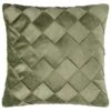 B&M Basket Weave Velvet Cushion - Sage -Coathr Shop 380438 basket weave velvet cushion sage