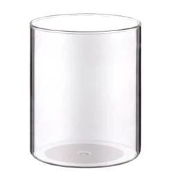 B&M Small Glass Cannister With Stainless Steel Lid 5 B&M Small Glass Cannister With Stainless Steel Lid -Coathr Shop 380546 glass cannister small 2