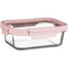 B&M Pink Glass Food Container - Large 2 B&M Pink Glass Food Container - Large -Coathr Shop 380659 glass food container pink large 2