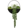 B&M Eden Life Round Trailing Plant -Coathr Shop 380727 black hanging trailing plant