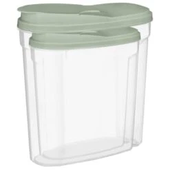B&M Cereal Storage Container Set 2pk - Sage 10 B&M Cereal Storage Container Set 2pk - Sage -Coathr Shop 380752 cereal storage set 2 peice sage 2
