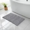 Retreat Knitted Bath Mat 50 X 80cm - Grey 2 Retreat Knitted Bath Mat 50 X 80cm - Grey -Coathr Shop 381560 retreat knitted bath mat grey