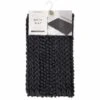Retreat Knitted Bath Mat 50 X 80cm - Charcoal 1 Retreat Knitted Bath Mat 50 X 80cm - Charcoal -Coathr Shop 381567 retreat knitted bath mat black
