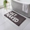 Get Naked Tufted Bath Mat - Black 2 Get Naked Tufted Bath Mat - Black -Coathr Shop 381570 charcoal get naked bath mat
