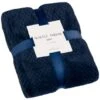 B&M Waffle Throw - Navy -Coathr Shop 383150 waffle throw navy
