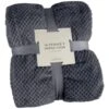 B&M Waffle Throw - Dark Slate -Coathr Shop 383152 supersoft waffle throw dark slate