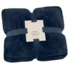 Heritage Collection Aspen Faux Fur Throw - Navy -Coathr Shop 383180 aspen throw navy 41