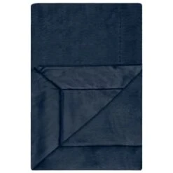 Heritage Collection Aspen Faux Fur Throw - Navy -Coathr Shop 383180 aspen throw navy1
