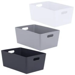 Soho Storage Tub 15 X 35 X 26cm - Graphite -Coathr Shop 384310 soho size g box 15x35x26cm group 2