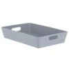 Soho Storage Tray 15 X 35 X 26cm - Grey -Coathr Shop 384321 soho size f box grey 8x35x26cm1