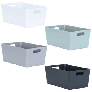 Soho Storage Tub 11 X 25.5 X 17cm - Grey 4 Soho Storage Tub 11 X 25.5 X 17cm - Grey - Image 2