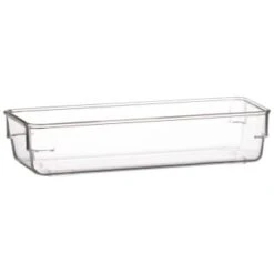 Clear Organiser Plastic Tray - Long