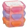 Simply Kids Clip Lock Tubs 3pk - Pink & Purple -Coathr Shop 385228 3pk simply kids clip lock tubs
