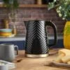 Russell Hobbs Groove Kettle 1.7L - Black & Gold -Coathr Shop 386647 russell hobbs groove black and gold kettle 4
