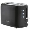 Goodmans Plastic 2 Slice Toaster - Black -Coathr Shop 386701 goodmans plastic 2 slice toaster black