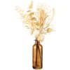 B&M Bleached Flowers In Amber Vase -Coathr Shop 387550 bleached arrangement in amber glass