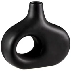 B&M Matte Black Vase