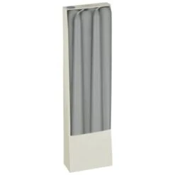 Tapered Candles 8pk - Grey