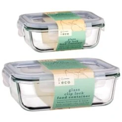 B&M Large Eco Glass Clip Lock Food Container 10 B&M Large Eco Glass Clip Lock Food Container -Coathr Shop 388506 388507 glass clip lock food container group 2
