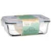 B&M Large Eco Glass Clip Lock Food Container -Coathr Shop 388506 large glass clip lock food container