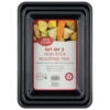 Betty Crocker Non-Stick Roasting Tins 3pc 1 Betty Crocker Non-Stick Roasting Tins 3pc -Coathr Shop 388524 set of 3 non stick roasting tins