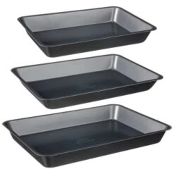 Betty Crocker Non-Stick Roasting Tins 3pc 13 Betty Crocker Non-Stick Roasting Tins 3pc -Coathr Shop 388524 set of 3 non stick roasting tins group 2