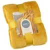 Simply Everyday Super Soft Throw - Ochre -Coathr Shop 388706 simply super soft throw ochre