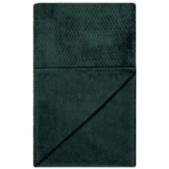 B&M Waffle Throw - Dark Green -Coathr Shop 388773 waffle throw dark green
