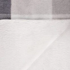 B&M Highland Mono Check Sherpa Doublesided Throw 9 B&M Highland Mono Check Sherpa Doublesided Throw -Coathr Shop 388811 highland check sherpa throw 3