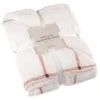 B&M Winston Check Sherpa Throw - White -Coathr Shop 388854 winston check throw with sherpa