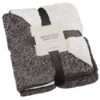B&M Montana Two Tone Sherpa Throw - Charcoal 2 B&M Montana Two Tone Sherpa Throw - Charcoal -Coathr Shop 388866 montana two tone sherpa throw charcoal