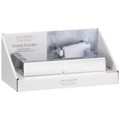 B&M Chrome Fitted Towel Ring -Coathr Shop 389953 chrome fitted towel holder 5