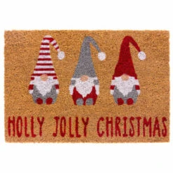 B&M Festive Gonk Coir Doormat