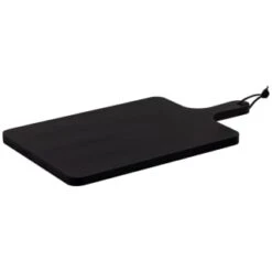 B&M Urban Paradise Black Pine Wood Serve Board -Coathr Shop 390146 black pine wood serve board with serving handle