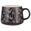 B&M Face Print Mug - Black -Coathr Shop 390329 face print mugs black