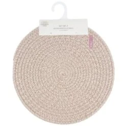 B&M Cotton Woven Placemats 2pk
