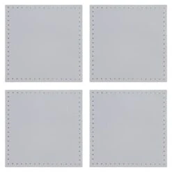 B&M Reversible Leatherette Coasters 4pk -Coathr Shop 390399 4pk reversible leatherette coasters 2