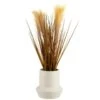 B&M Pampas Grass In Stone Pot - Neutral -Coathr Shop 390469 pampas grass in stone pot