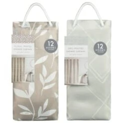 Grey Geo Printed Shower Curtain -Coathr Shop 390588 printed shower curtain grey group