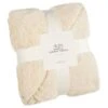B&M Alba Waffle Sherpa Throw -Coathr Shop 390765 alba waffle sherpa throw