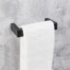 B&M Black Fitted Towel Ring -Coathr Shop 391066 black fitted towel holder